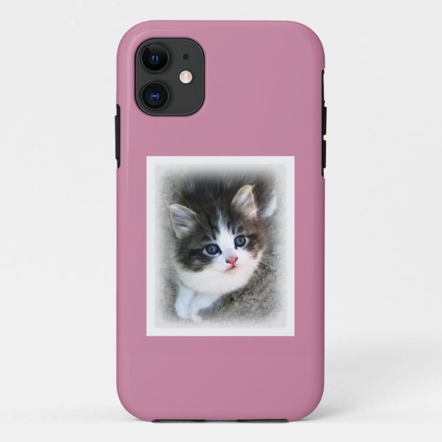 SUPER CUTE Kitten Portrait Photograph Case-Mate iPhone Case (Back)