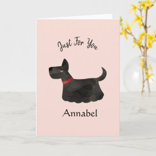 Super Cute Personalised Terrier Card