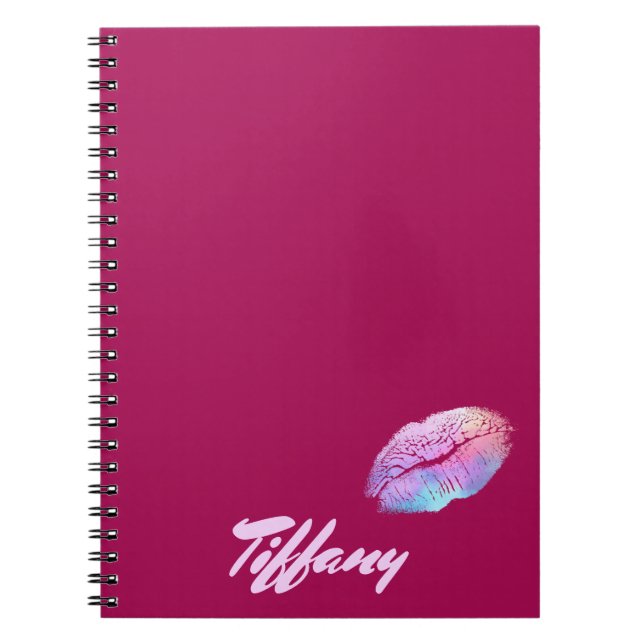 Super Cute Pink Glam Notebook (Front)