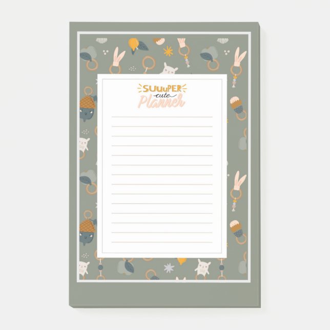 Super Cute Planner Post-it Notes (Front)