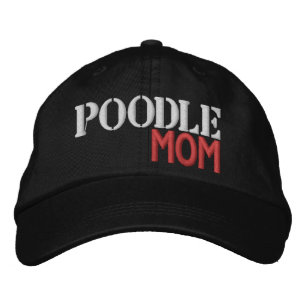 Super Cute Poodle Mum  Embroidered Hat