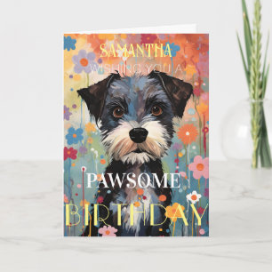 Super Cute Puppy Happy Birthday Card