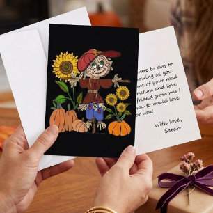 Super Cute Scarecrow Card