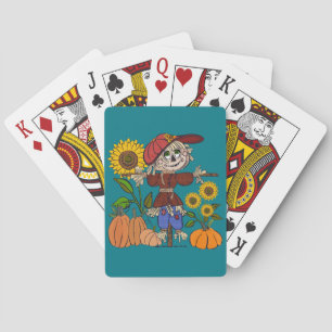 Super Cute Scarecrow Playing Cards