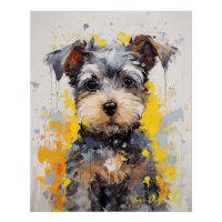 Super Cute Schnauzer Dog Puppy 001 - Xeno Lucilfer