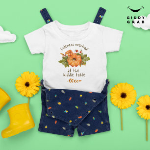 Super Cute & Sweet Thanksgiving Holiday Quote Baby Bodysuit