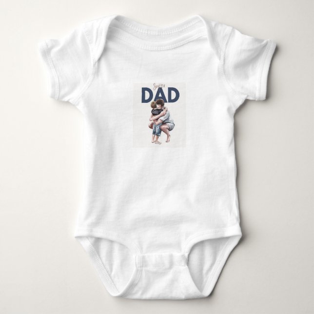 Super Dad Baby Bodysuit (Front)