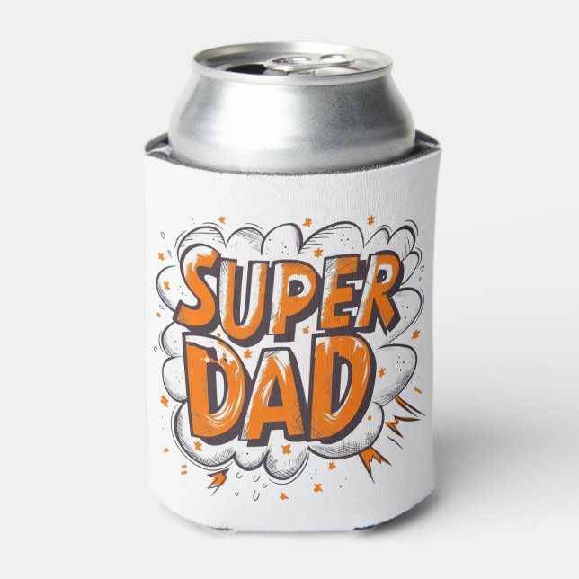 Super Dad Can Cooler (Can Front)