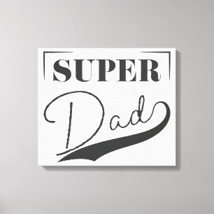 Super Dad Canvas Print