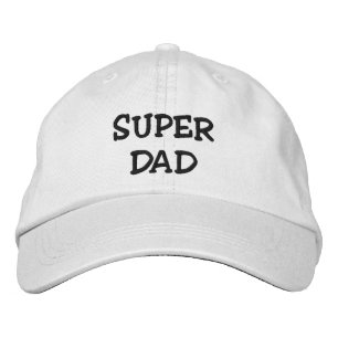 Super Dad Cap, Father's Day Gift, Embroidered Hat
