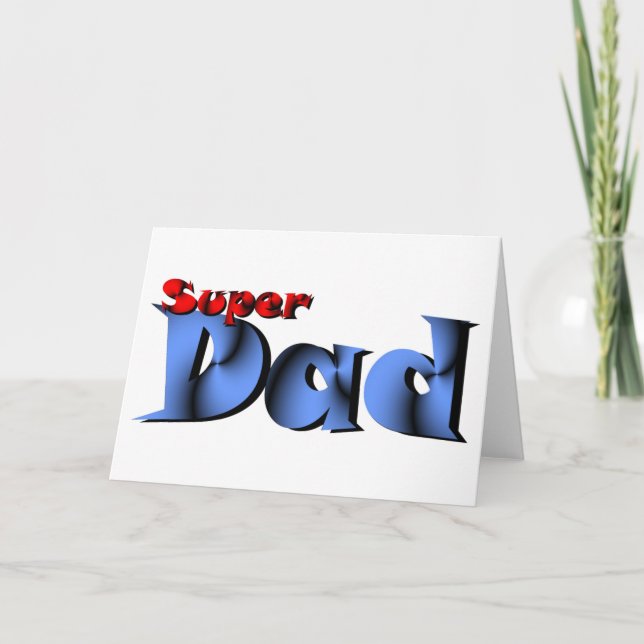 Super Dad Card (Front)