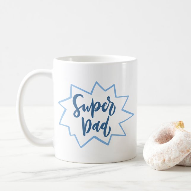 Super Dad Coffee Mug (With Donut)