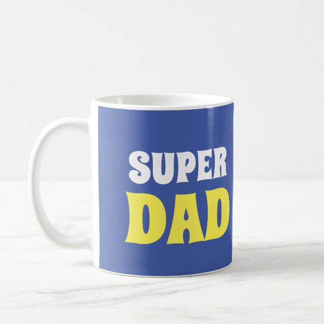 super dad coffee mug (Left)