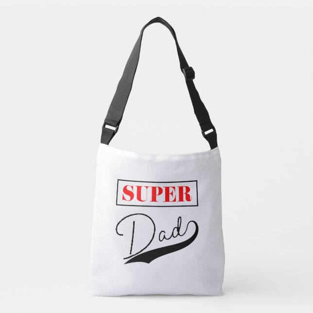 Super Dad  Crossbody Bag (Front)