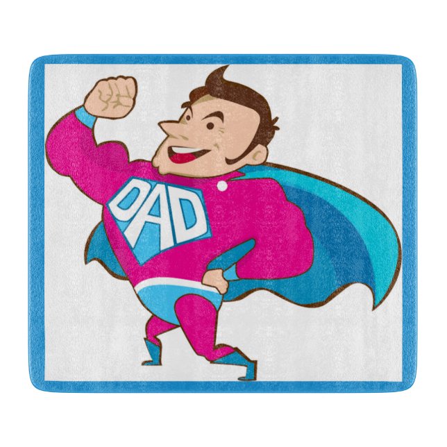 SUPER DAD CUTTING BOARD (Front)