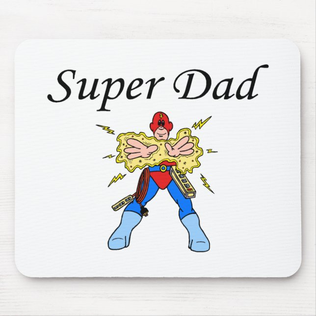Super Dad (Electric) Mouse Mat (Front)