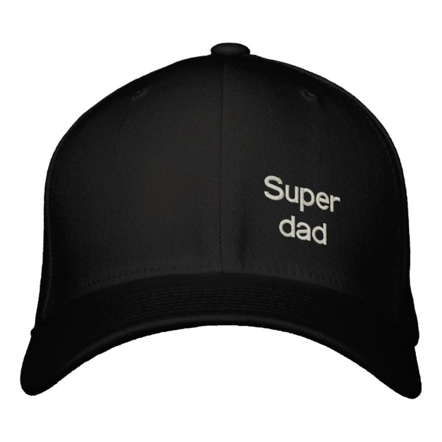 Super dad embroidered hat (Front)