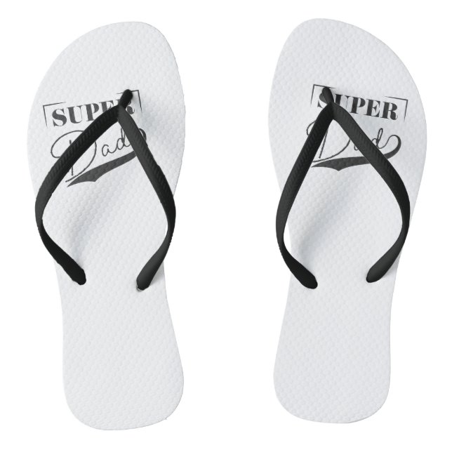 Super Dad Flip Flops (Footbed)