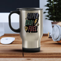 Super Dad Fuel Superhero Fun Comic Custom Monogram