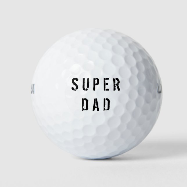 Super dad golf balls (Front)