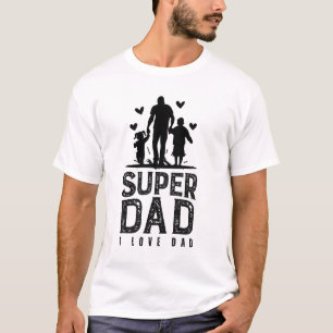 Super Dad Graffiti Style Street Art Classic T-Shir T-Shirt