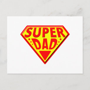 Super Dad - Happy Fathers Day Holiday Postcard