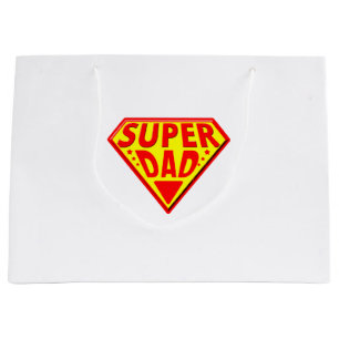 Super Dad - Happy Fathers Day Large Gift Bag
