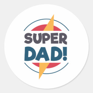Super Dad Happy Father's Day   Sticker