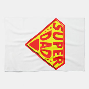 Super Dad - Happy Fathers Day Tea Towel
