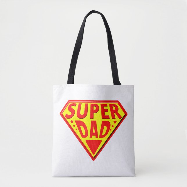 Super Dad - Happy Fathers Day Tote Bag (Front)