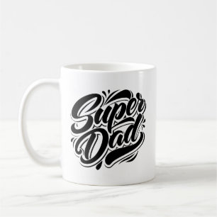 Super Dad Hero Typography Design-67888 Coffee Mug