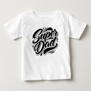 Super Dad Hero Typography Design-67888 Hoodie Baby T-Shirt