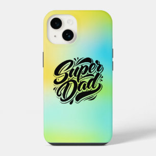 Super Dad Hero Typography Design-67888 iPhone 14 Case