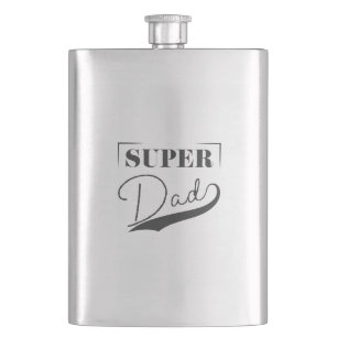 Super Dad Hip Flask