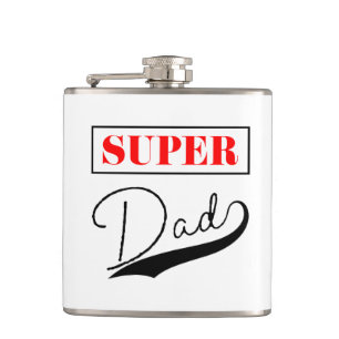 Super Dad  Hip Flask
