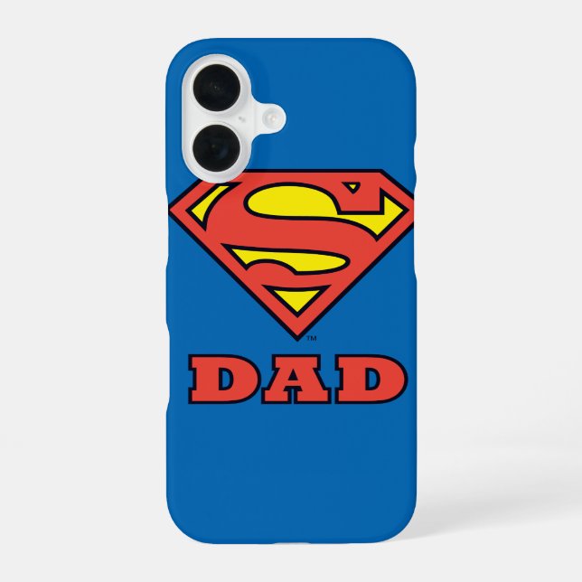 Super Dad iPhone 16 Case (Back)
