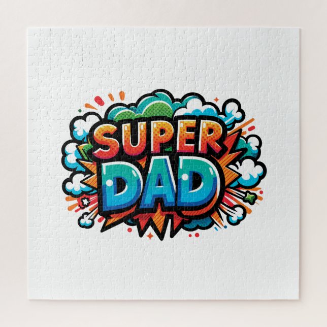 Super Dad Jigsaw Puzzle (Vertical)