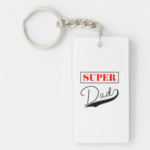 Super Dad Key Ring