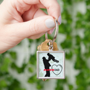 Super dad l i love you dad l Father's day  Key Ring