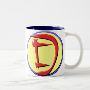 Super Dad Logo Two-Tone Coffee Mug