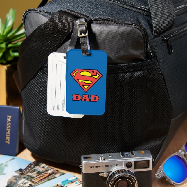 Super Dad Luggage Tag (Front & Back)