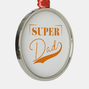 Super Dad Metal Tree Decoration