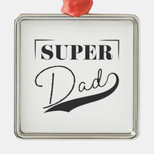 Super Dad Metal Tree Decoration