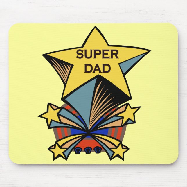 Super Dad Mouse Mat (Front)