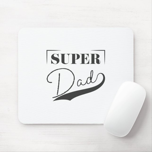Super Dad Mouse Mat (With Mouse)