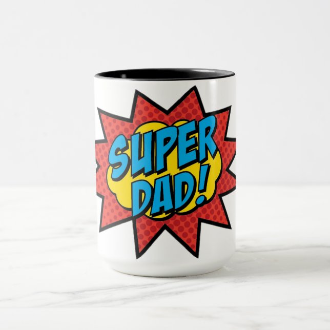 super dad mug (Center)