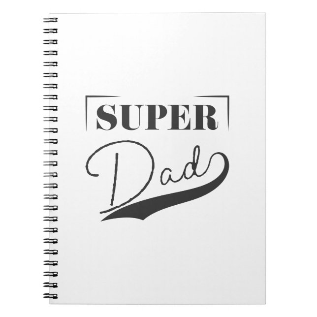 Super Dad Notebook (Front)