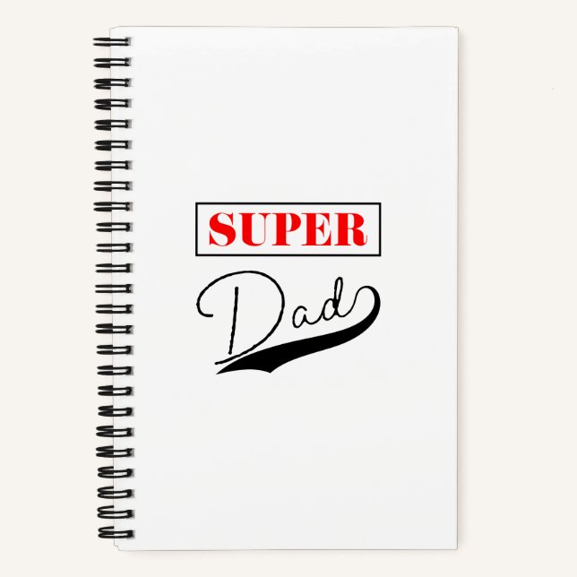 Super Dad  Notebook (Front)