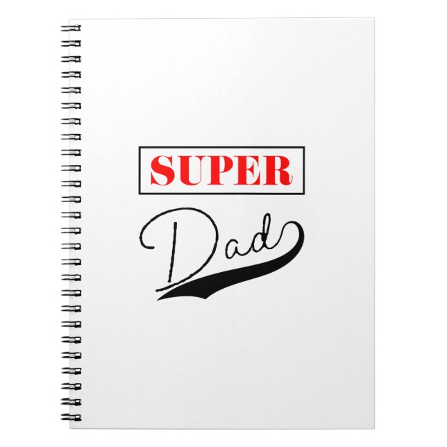 Super Dad  Notebook (Front)