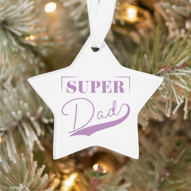 Super Dad Ornament (Tree)